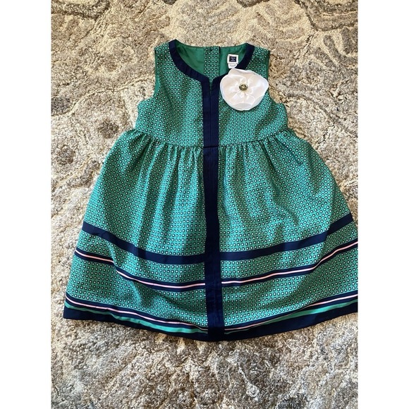 Girls Bundle 2 Dresses Outfits Janie And Jack Baby 12 24 18 Months Church - Picture 9 of 10